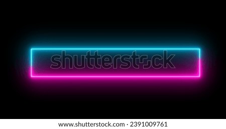 Neon Lower Third abstract illustration in cool color in high resolution. Neon Lower Third for a title, TV news, and news channels. Easy to use.
