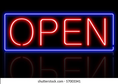 Neon Open Sign