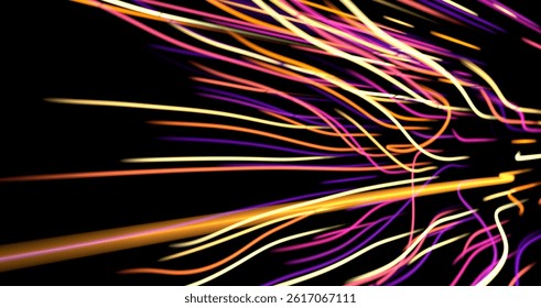 neon rays. Concept for big data, blockchain, cryptocurreny, inte