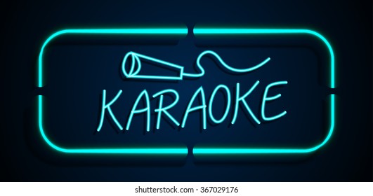 Neon Sign Karaoke