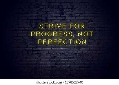 193 Progress not perfection Images, Stock Photos & Vectors | Shutterstock