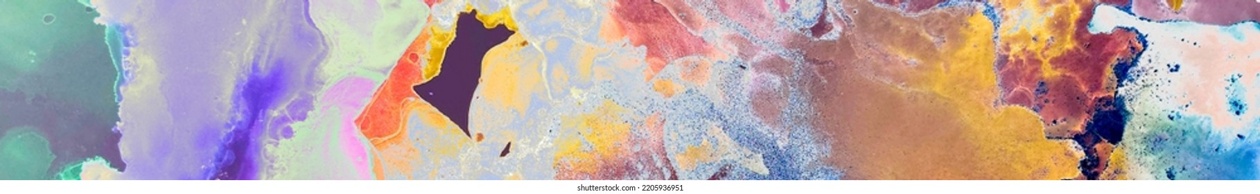 Neon Water Color Marble. Blue Ink Paint. Violet Abstract Background. Purple Water Color Watercolor. Orange Alcohol Ink Canvas. Fluid Elegant Texture. Luxury Abstract Painting. Blue Marble Watercolor.