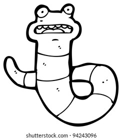 Nervous Snake Cartoon Raster Version Stock Illustration 94243096 ...