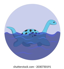 Nessie Swims In The Lake