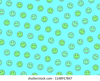 Net concept. Geometric template. Mob with funny shapes.