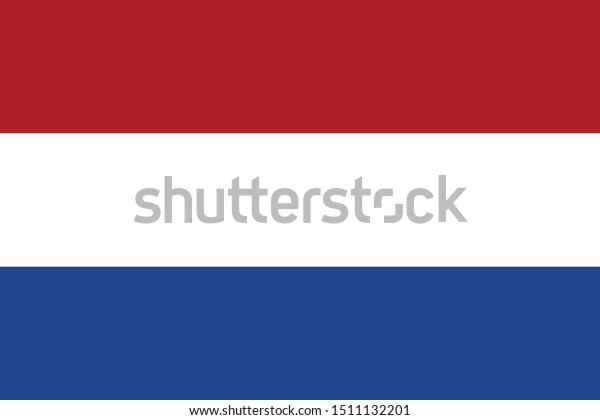 Netherlands Flag Icon Happy Netherlands Day Stock Illustration 1511132201