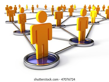 Network human connections - Powered by Shutterstock