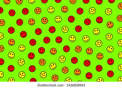 Network illustration. Flat template. Community based on funny shapes.