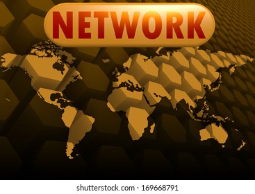 Network world map