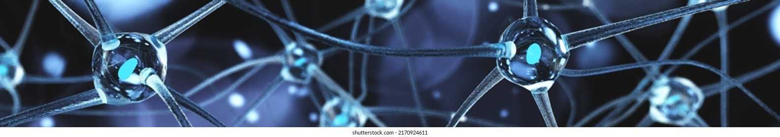 Neural Knot Abstraction, Nerve Impulse, Neural Network, 3d Rendering