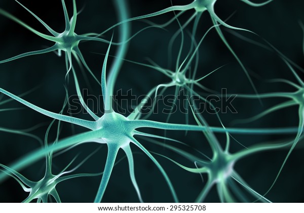 Neurons abstract\
background