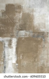 Neutral Abstract Art Painting