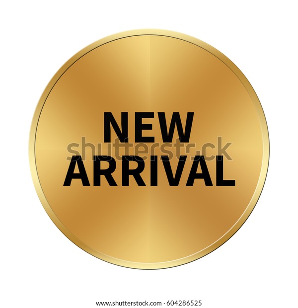 New Arrival Icon Internet Button 3d Stock Illustration 604286525