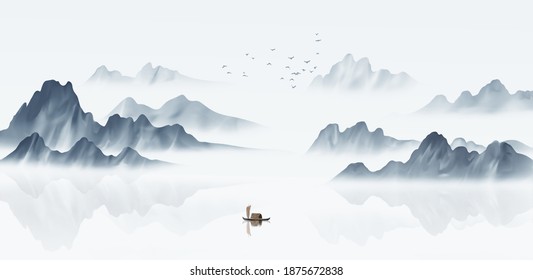 20,503 Chinese painting landscape Images, Stock Photos & Vectors ...