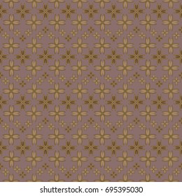 New color seamless pattern with many flower.