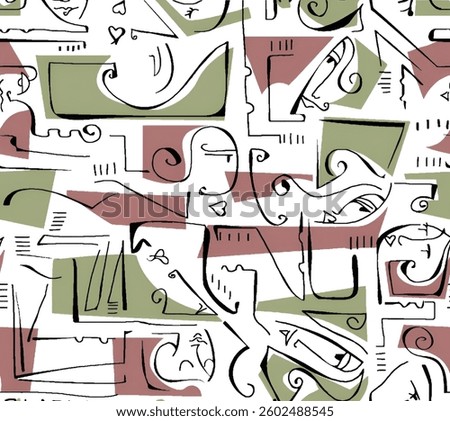 new creation allover deisgn pattern