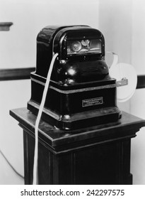 New And Faster Stock Tickers Were Available In The 1920's, But Not Fully Introduced Until After The 1929 Crash. Photo Shows A 1926 Ticker Made By Morkrum Kleinschmidt Corporation, Chicago, Ill.