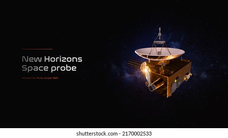 New Horizons Space Probe 3d Illustration Stock Illustration 2170002533 ...