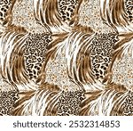 new leopard pattern abstract design, animal pattern