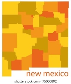 New Mexico Detailed Map