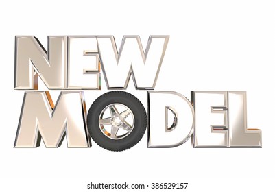 New Model Vehicle Car Design Unveil 3d Word Wheel