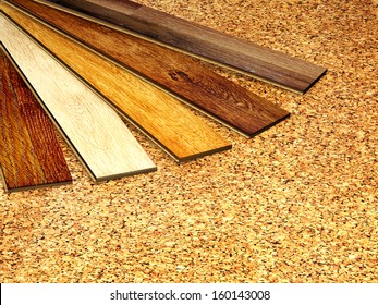 New Oak Parquet Cork Flooring Texture