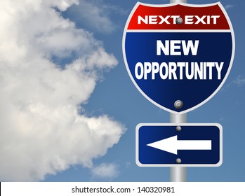 New Opportunity Road Sign