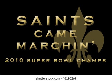 New Orleans Saints Champs