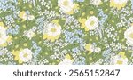 New Perfect Flower Pattern, Digital Flowers, Flower Print