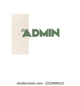 New Style Admin Text Logo 2022 