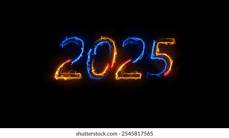 New Year 2025 Creative Design Concept - Abstract concept 3d illustration.national first responders day greeting design with american flag background vector illustration - Powered by Shutterstock