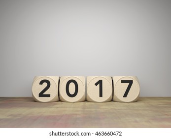 New Year - 3D Rendering Image