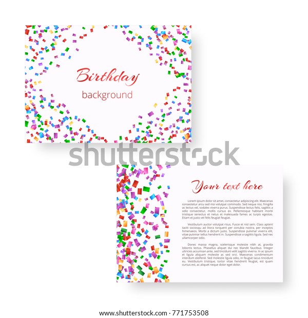 new year invitation template multicolored paper stock new year invitation template