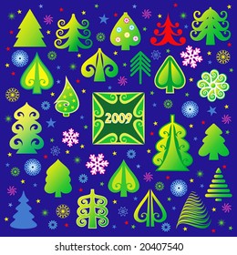 New Year' tree