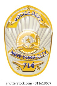 New York City Police Badge.