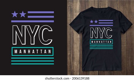 New York Tshirt Illustration Design 