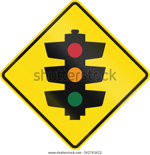 New Zealand Road Sign Pw3 Traffic Stock Illustration 342763622 