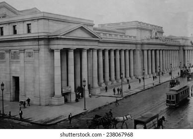 Newly built Pennsylvania Station Terminal New York 1910