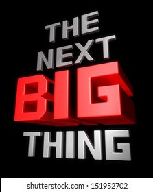 The Next Big Thing Coming Soon Announcement 3d Illustration