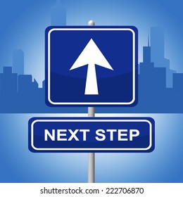 Next Step Meaning Forward Progression And Planning