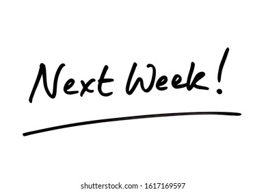 Next Week Images Stock Photos Vectors Shutterstock