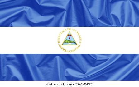 Nicaragua Waving Flag Background 3d Image Stock Illustration 2096204320 ...