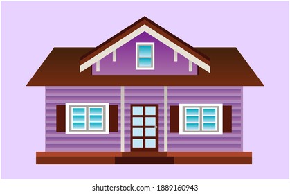 
Nice Animated House With Gradients