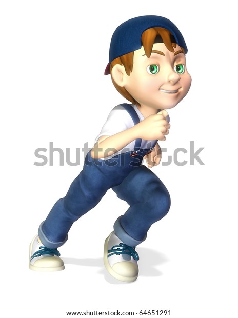  Nice Boy Cartoon  Sprinting Stock Illustration 64651291