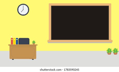 The Nice Classroom Background Illustration.