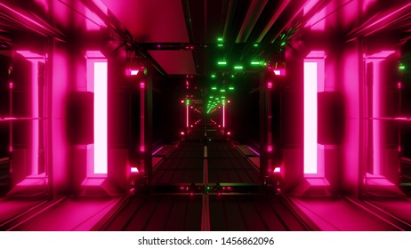 nice glowing space tunnel background wallpaper 3d rendering