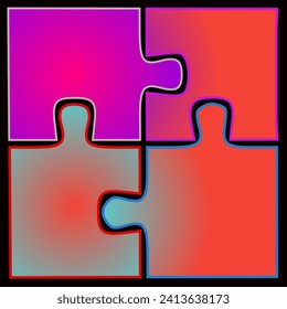 so  puzzle colored