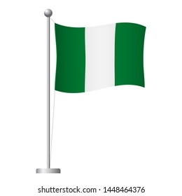 Nigeria Flag Icon National Flag Nigeria Stock Vector (Royalty Free ...