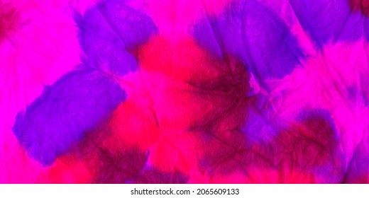 Night Fabric. Pink Fashion Design. Purple Soft Paint. Fuchsia Modern Poster. Violet Watercolor. Neon Tie Dye. Wine Damask Background. Magenta Raspberry Frame. Red Night Fabric.