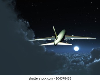 the night plane fly